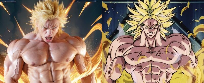 DB Live Action Broly SSJ