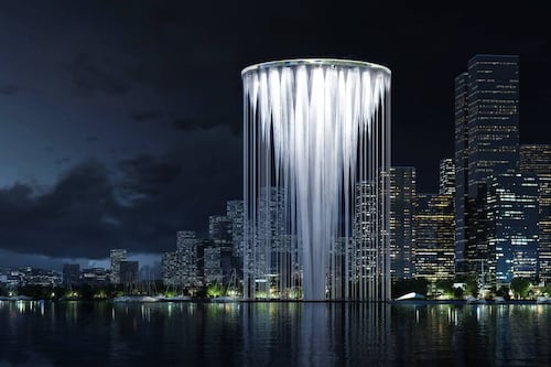 Ni Moebius se atrevió a tanto | Este rascacielos desafía la gravedad y será construido en “la ciudad del futuro”