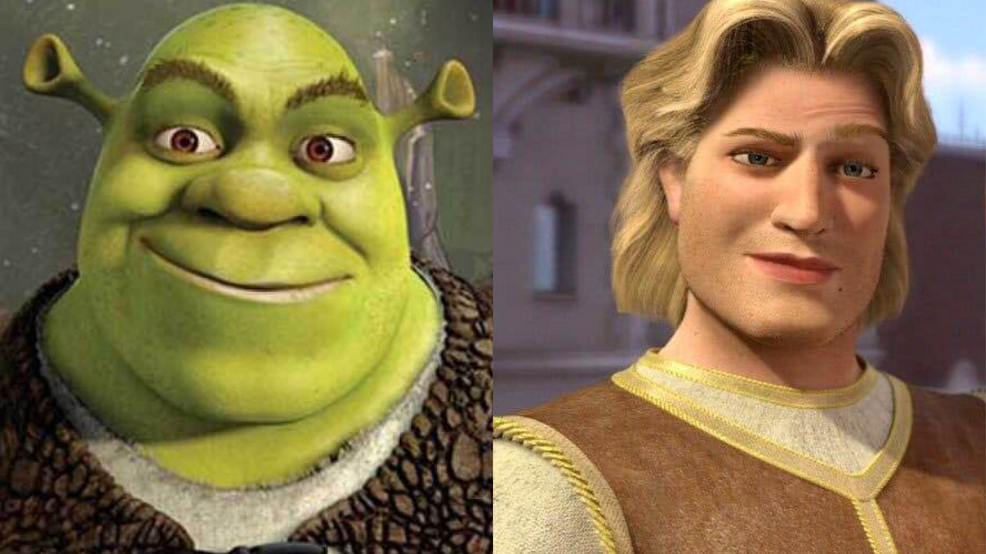Los personajes de Shrek en la vida real