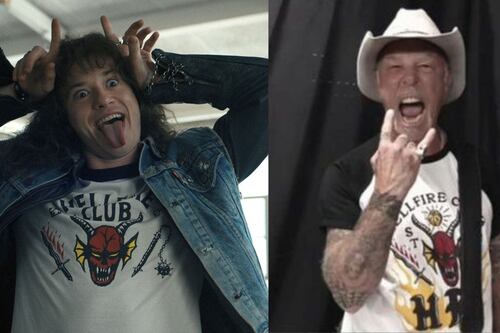 Metallica rinde homenaje a Eddie Munson de Stranger Things