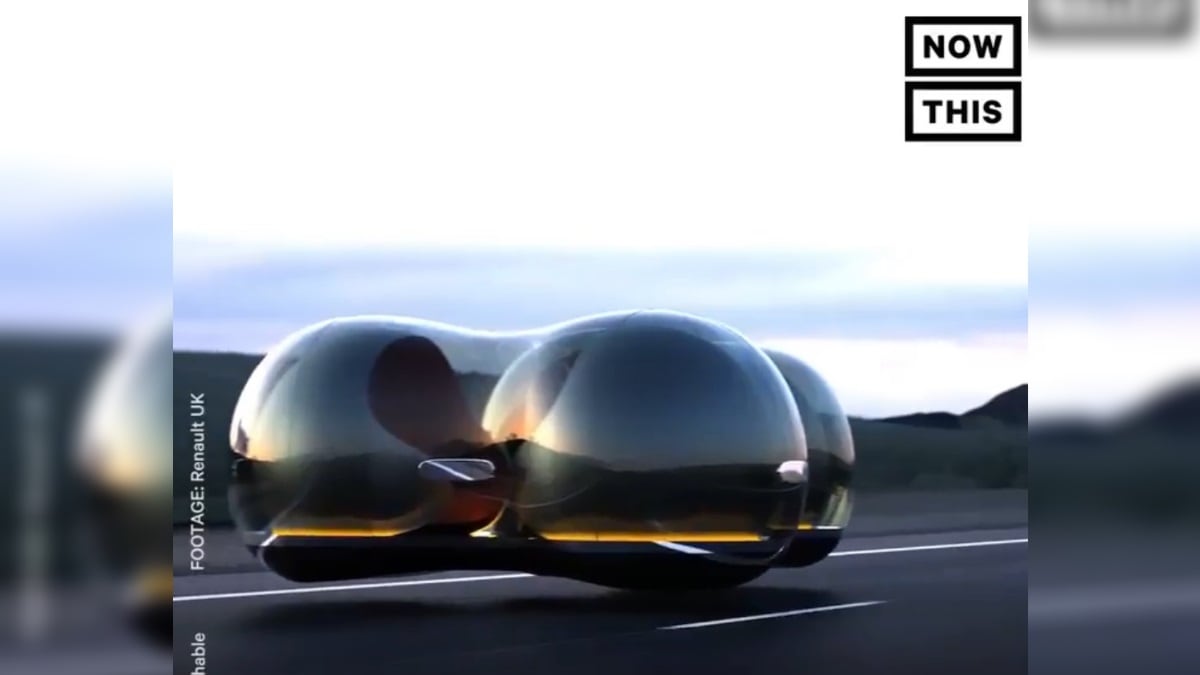 Auto volador con levitación magnética