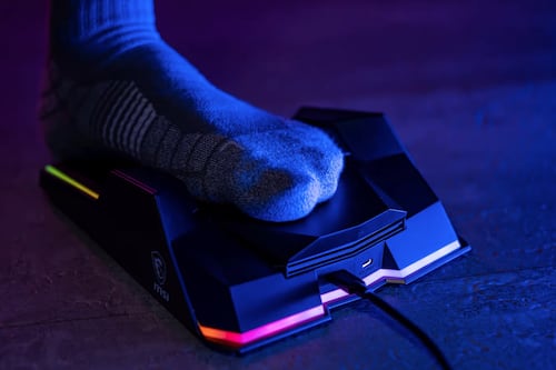 Videojuegos: MSI lanza el pedal programable Liberator para cualquier acción en un juego