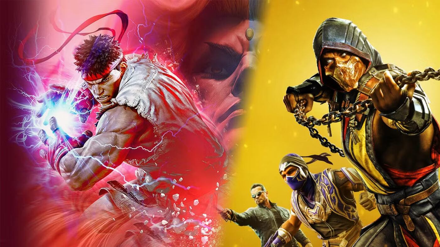 mortal kombat y street fighter