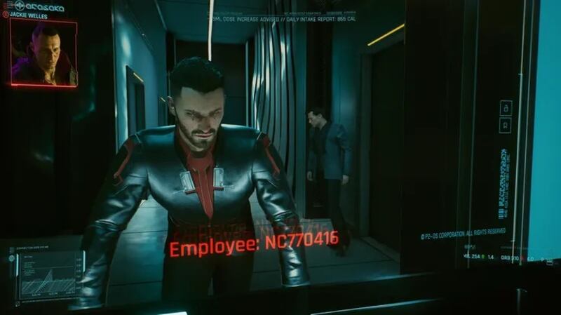 Elon Musk en Cyberpunk 2077