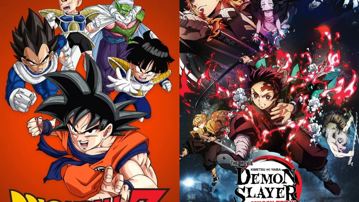 Dragon Ball Z y Demon Slayer