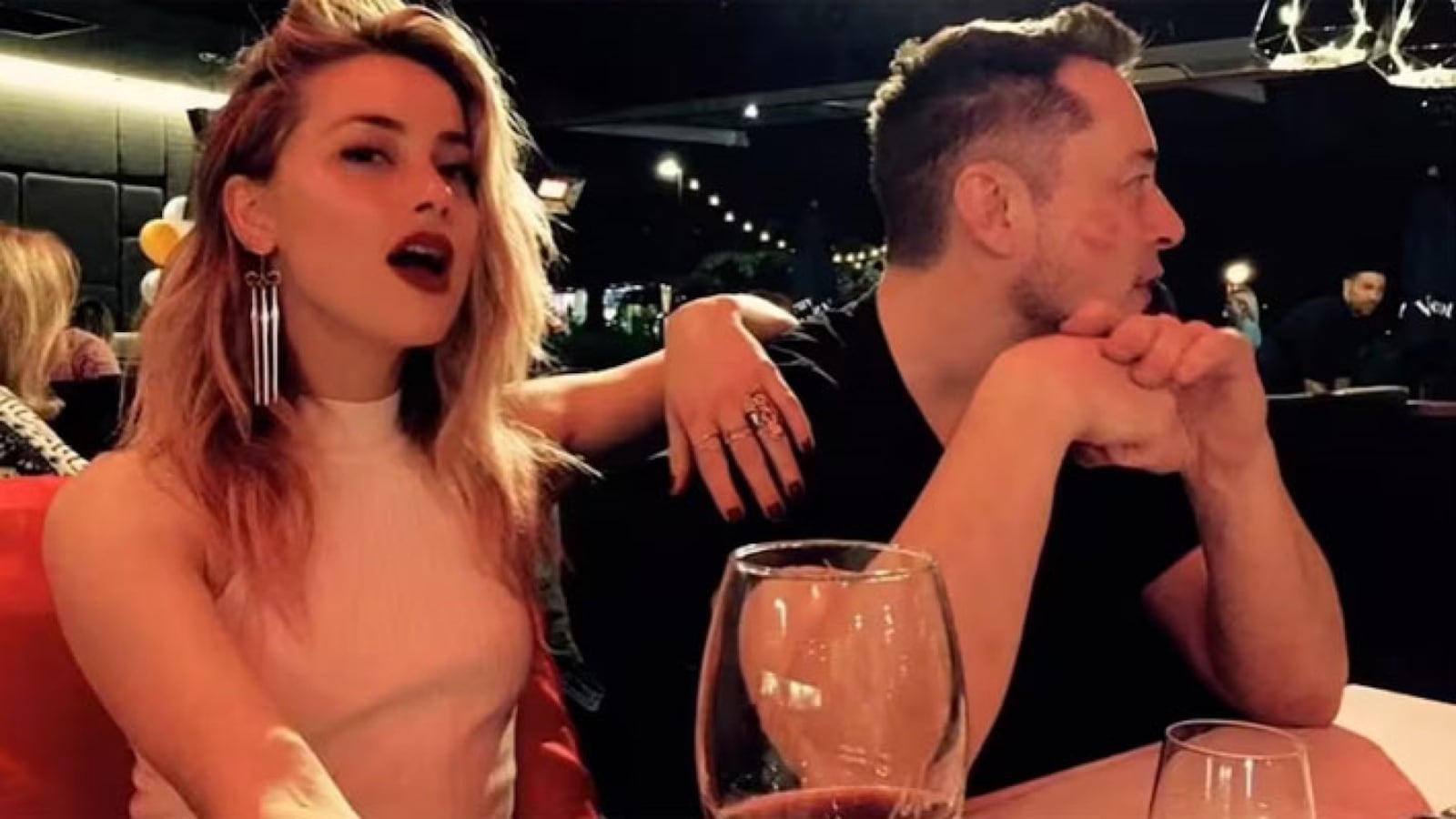 Amber Heard y Elon Musk