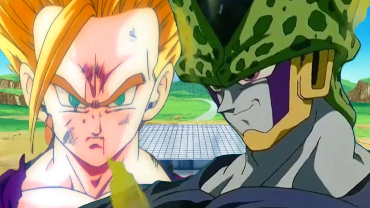 Cell y Gohan - Dragon Ball Z