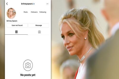 Desesperados sus fans: Britney Spears dejó en blanco su cuenta de Instagram