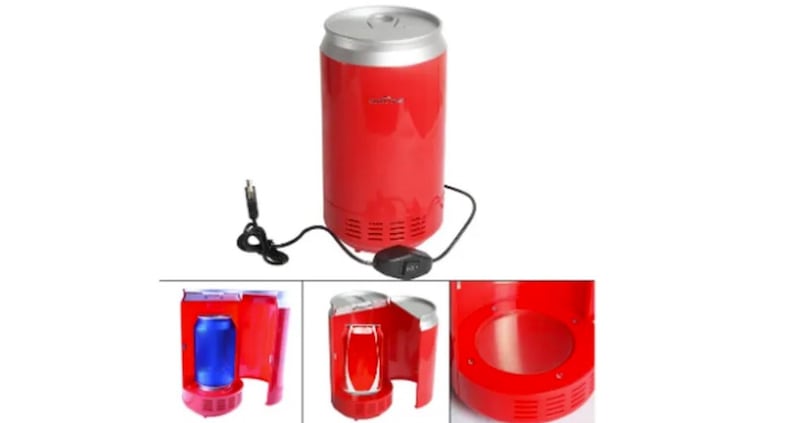 Mini nevera USB para latas