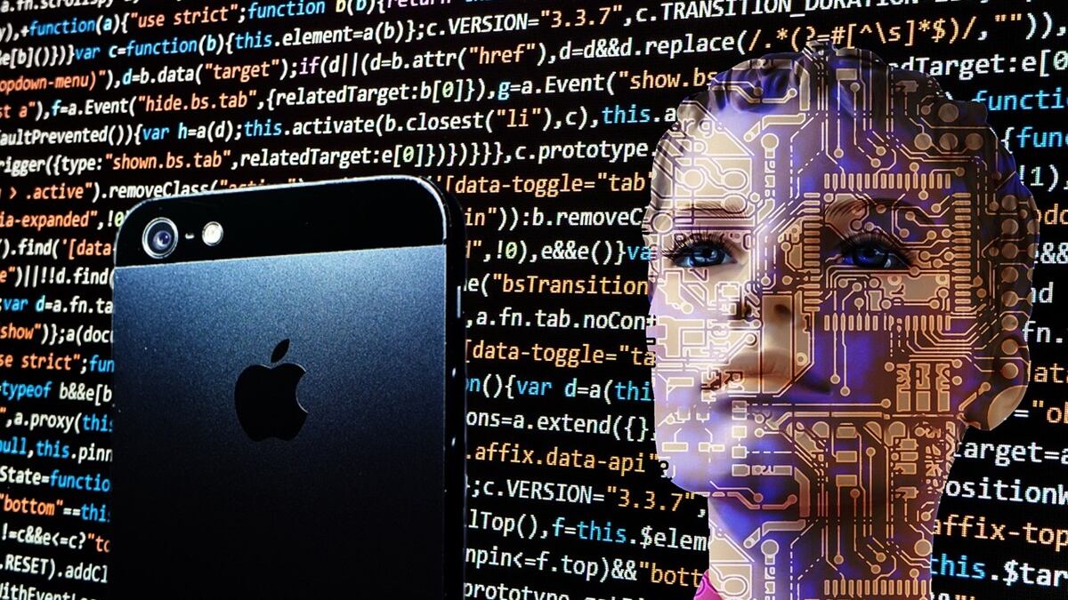 Apple IA. Composición Alberto Sandoval