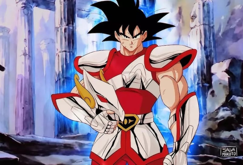 Goku como Pegaso