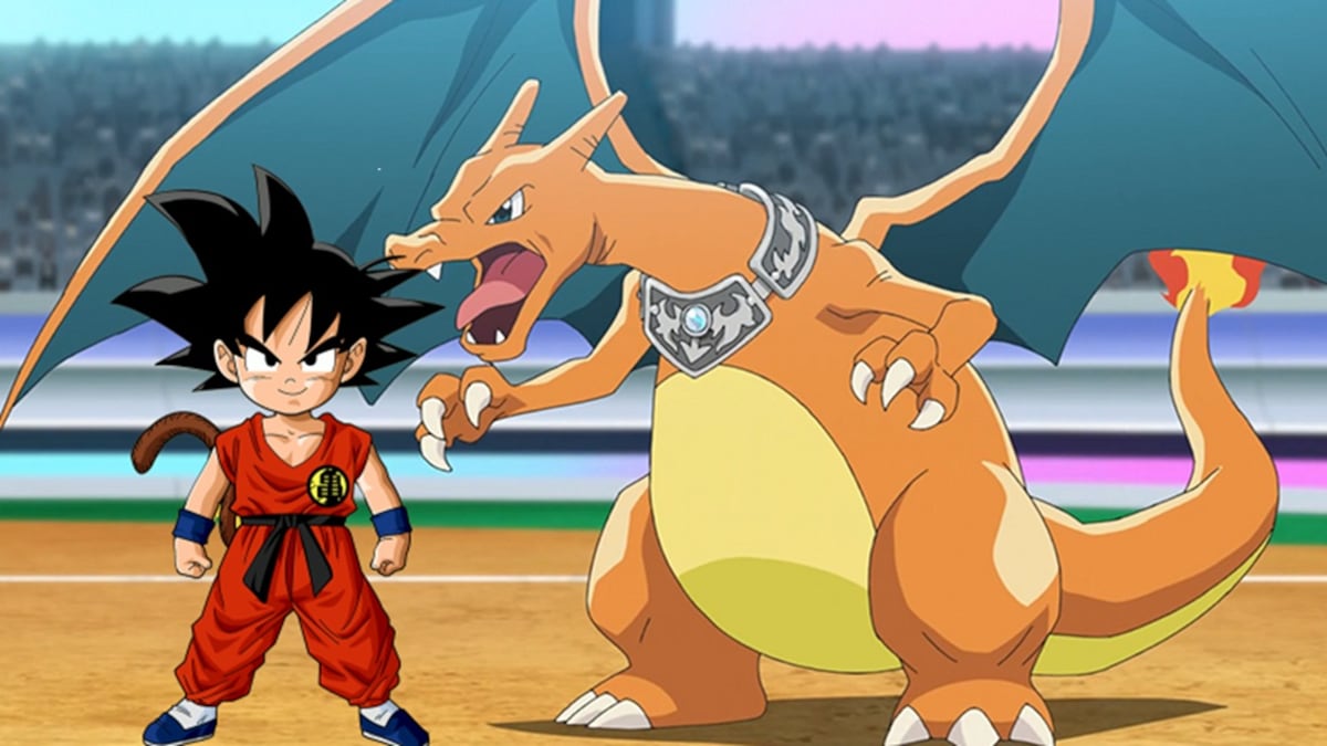 Charizard y Goku. Dragon Ball y Pokémon