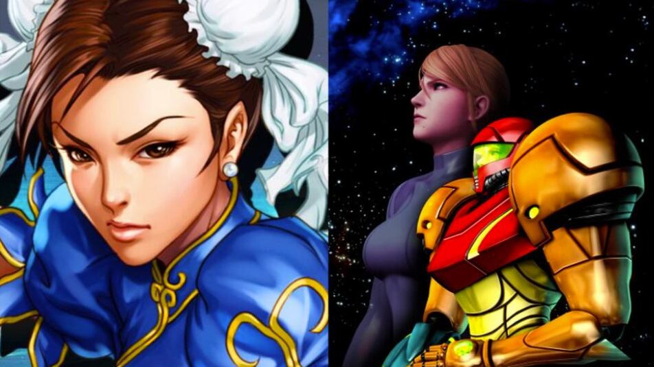 Samus de Metroid y Chun-Li de Street Fighter