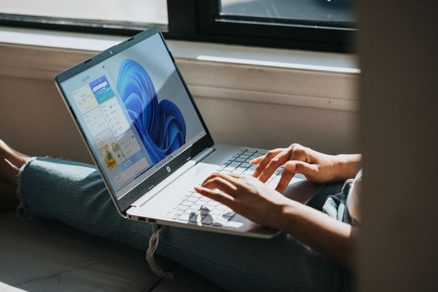 El escritorio de Windows 11.
