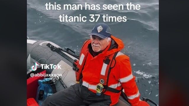 Es viral la imagen de Paul Nargeolet antes de supuestamente ir a la tragedia del Titan