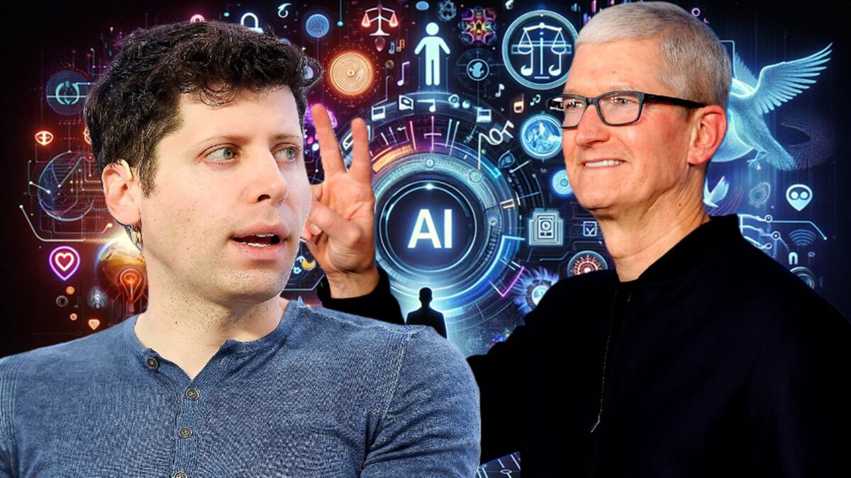 Sam Altman y Tim Cook