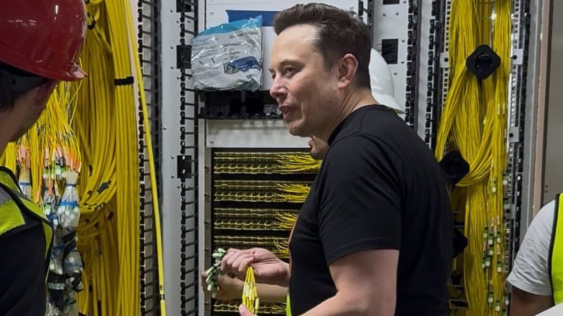Elon Musk activa el cluster NVIDIA de su IA Grok.