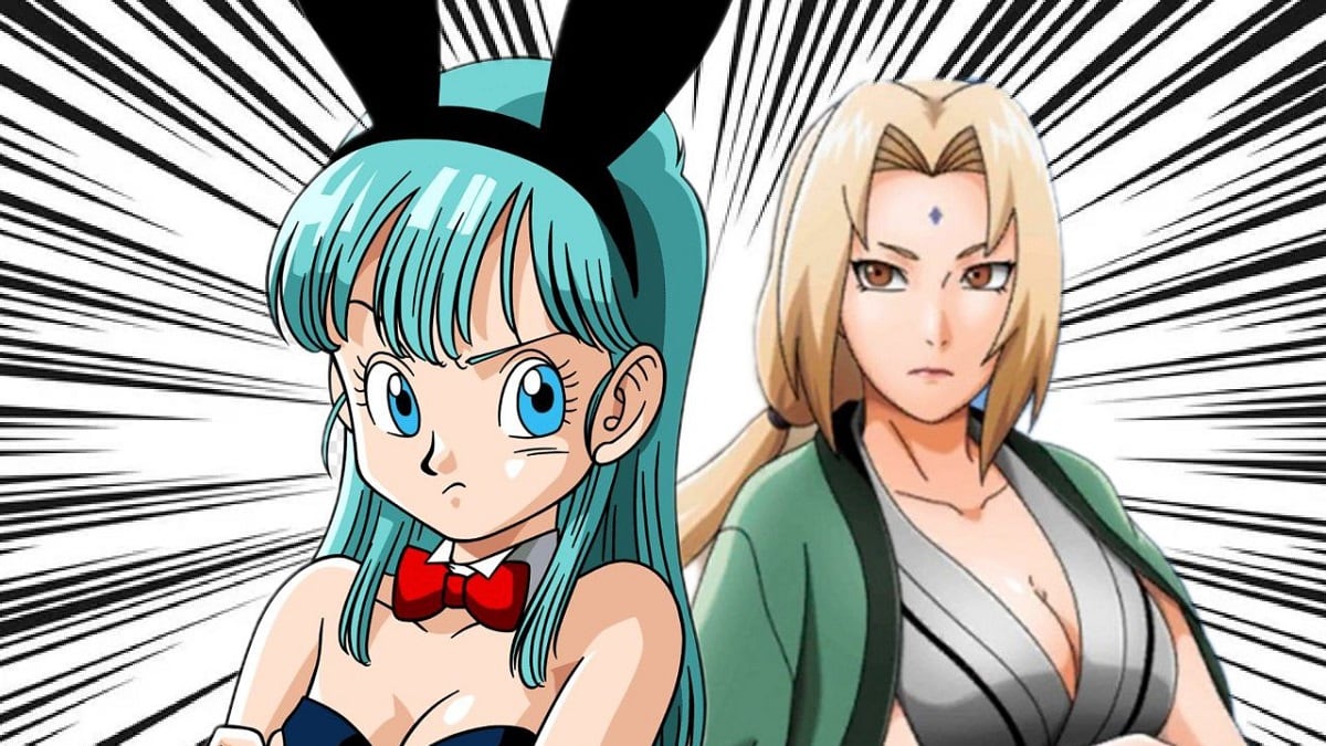 Bulma y Tsunade. Composición Alberto Sandoval