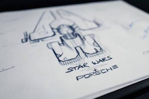 La nave espacial de Star Wars es diseñada por Porsche AG y Lucasfilm