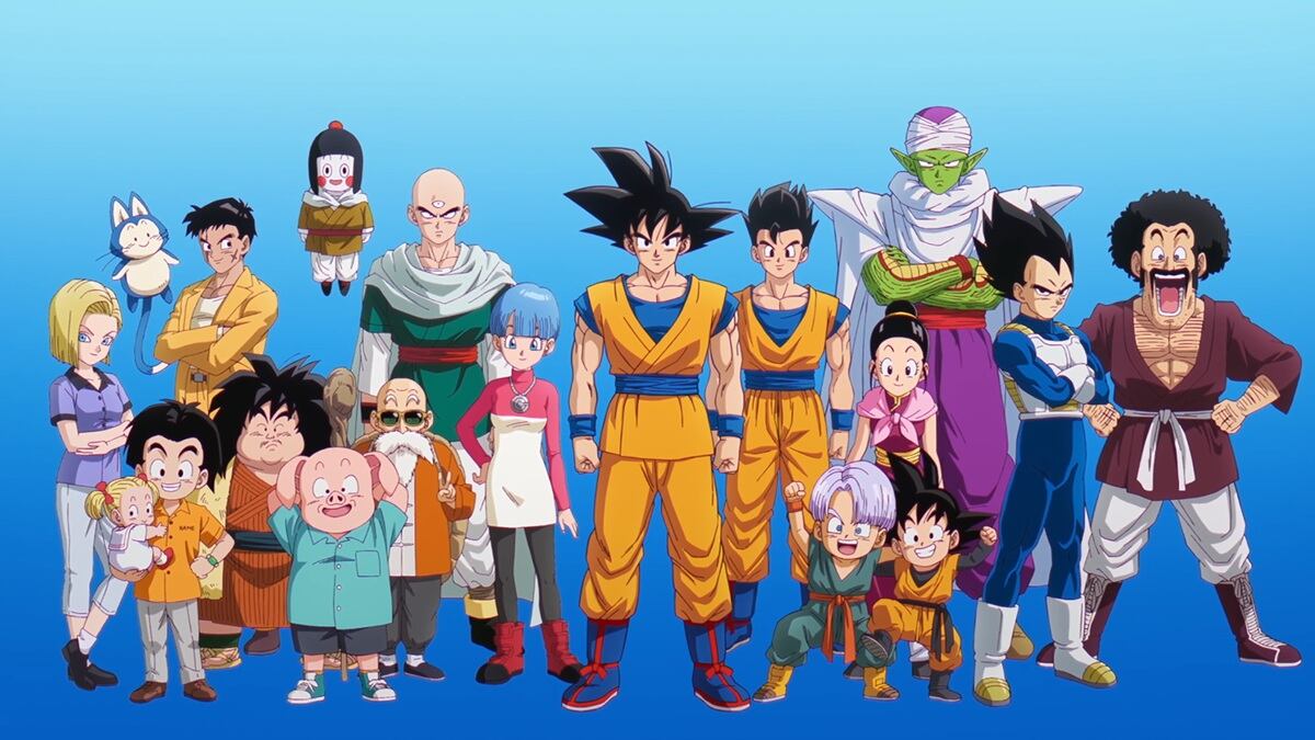 Familia de Dragon Ball - Akira Toriyama