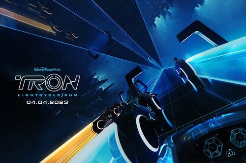 Disney anuncia fecha de apertura de atracción TRON Lightcycle/Run