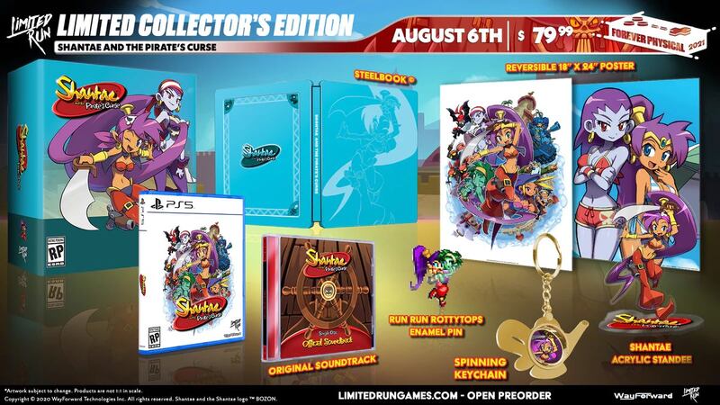 Edición para coleccionistas de Shantae and the Pirate’s Curse