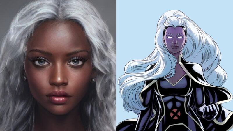 Tormenta (Storm) según la Inteligencia Artificial Artbreeder