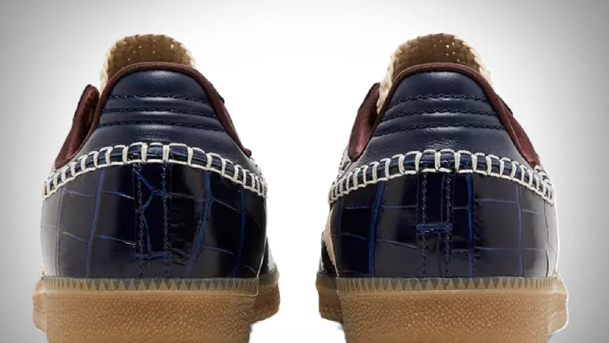 Samba OG 'Croc - Collegiate Navy' de Wales Bonner x adidas