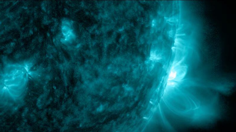 Llamarada solar | Helioviewer.org.