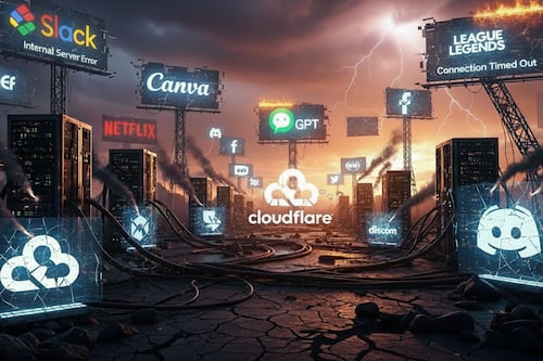 Cloudflare: Estos son los servicios afectados por la caída del servicio y la falla en Internet