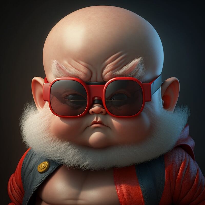 Dragon Ball. Maestro Roshi Inteligencia Artificial