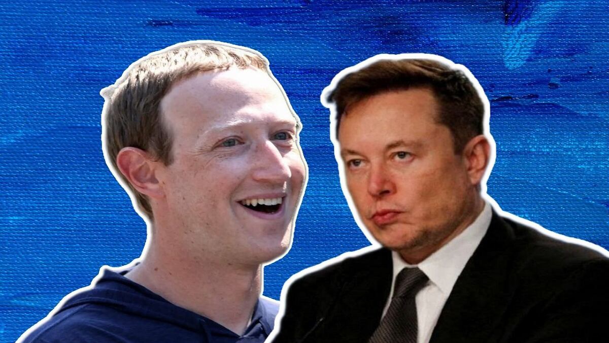 Mark Zuckerberg y Elon Musk. Composición Alberto Sandoval