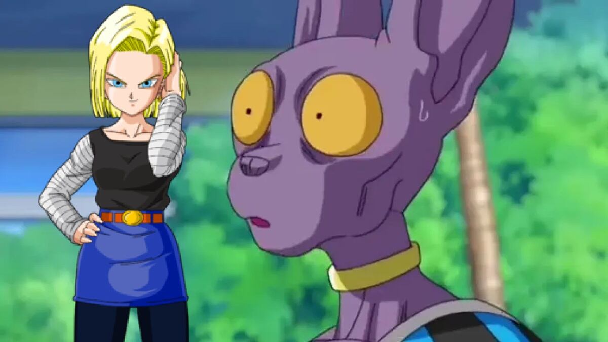 Androide Número 18 como Diosa de la Destrucción