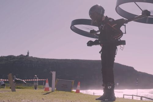 VIDEO: Así funciona el CopterPack: una mochila helicóptero que podría ser el futuro de los vuelos individuales