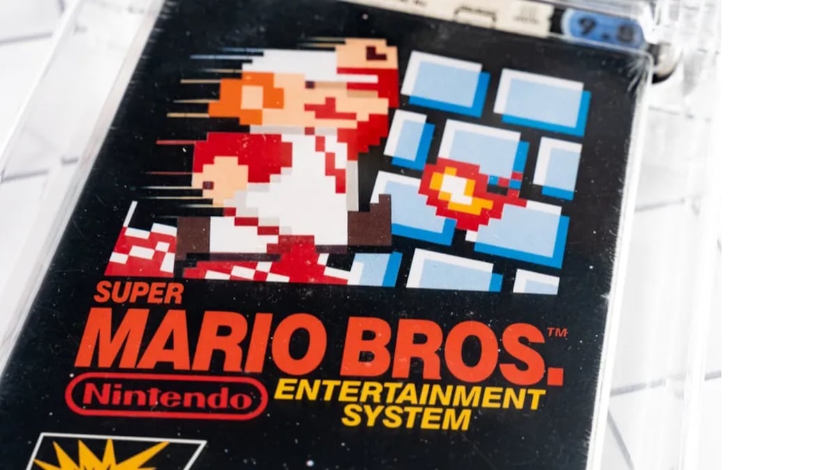Nintendo: copia intacta de Super Mario Bros. para NES se subasta por una millonada
