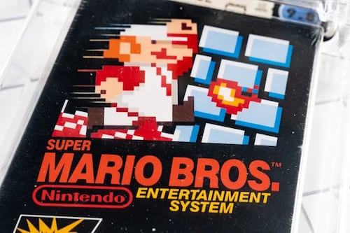 Nintendo: copia intacta de Super Mario Bros. para NES se subasta por una millonada