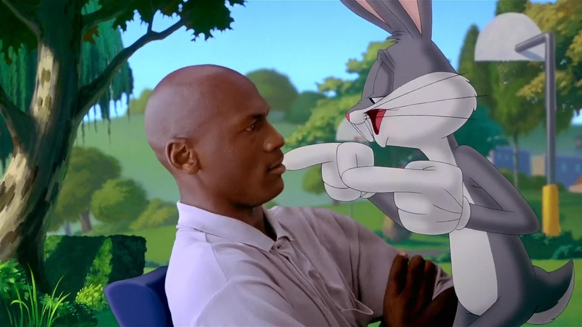 Michael Jordan y Bugs Bunny