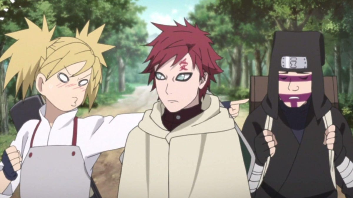 Gaara, Temari y Kankurō