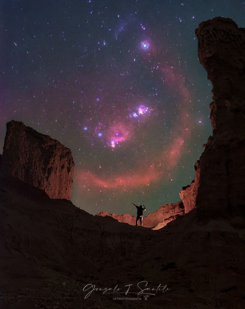 Happy face on Cafayate. @Gonzalo_Santile_Astrofoto