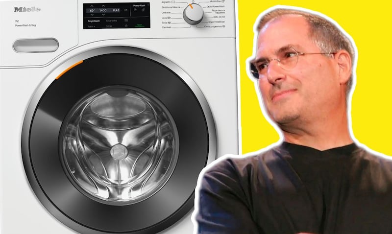 Steve Jobs y cuál fue la marca de lavadoras que escogió para su casa