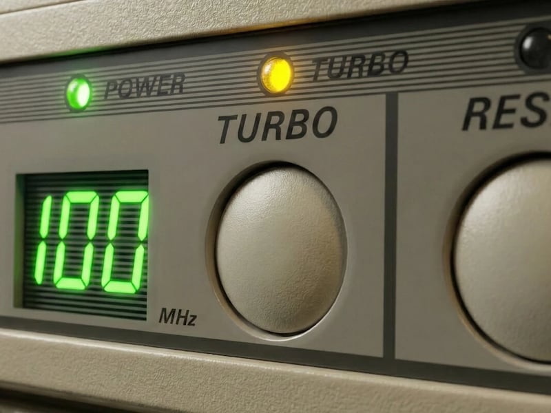 ¿Para qué servía el extraño botón “turbo” de los PCs antiguos y por qué sigue vigente, aunque de otra manera?