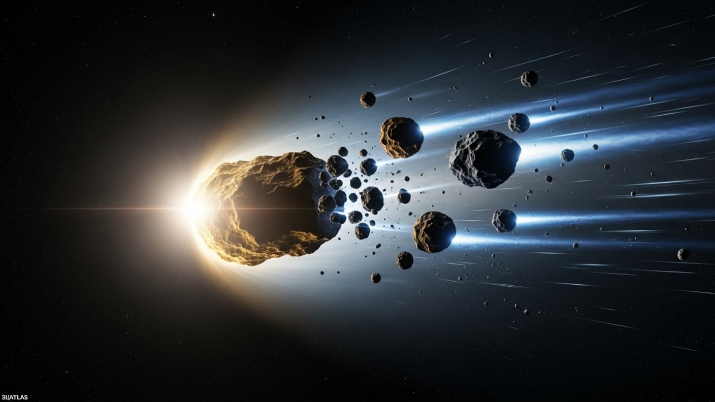 3i/Atlas explotó y hay distintas teorías / Imagenes referenciales / Whisk-FW