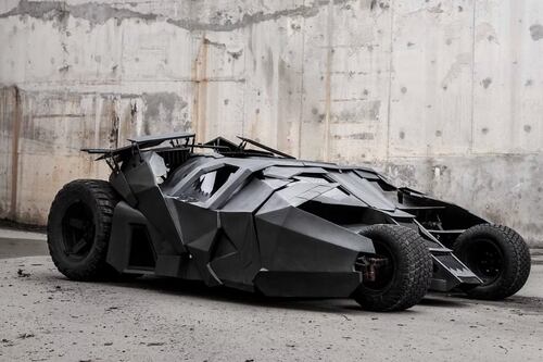 El cosplay definitivo de un Batimóvil: una versión eléctrica de The Tumbler de 35 mil dólares