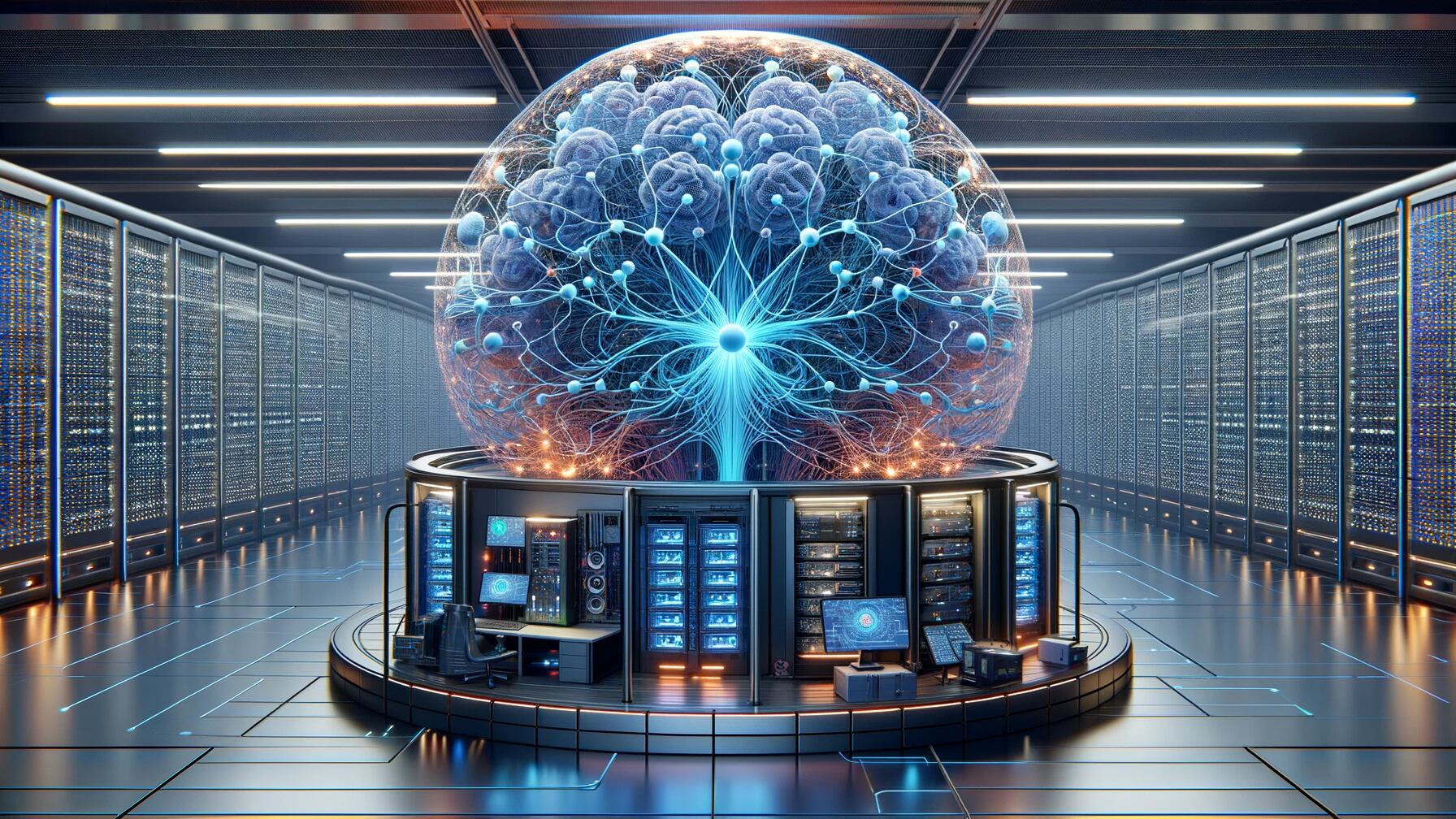 Referencial: Superordenador / Imagen creada con DALL-E