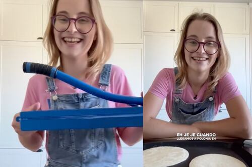 “No podía dejarlo”: tiktoker polaca conmueve al mostrar lo que llevó de México a Polonia