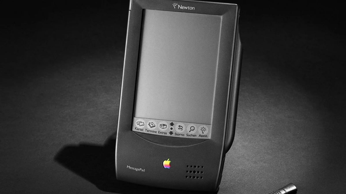 La Newton MessagePad, el llamado primer iPad de Apple.