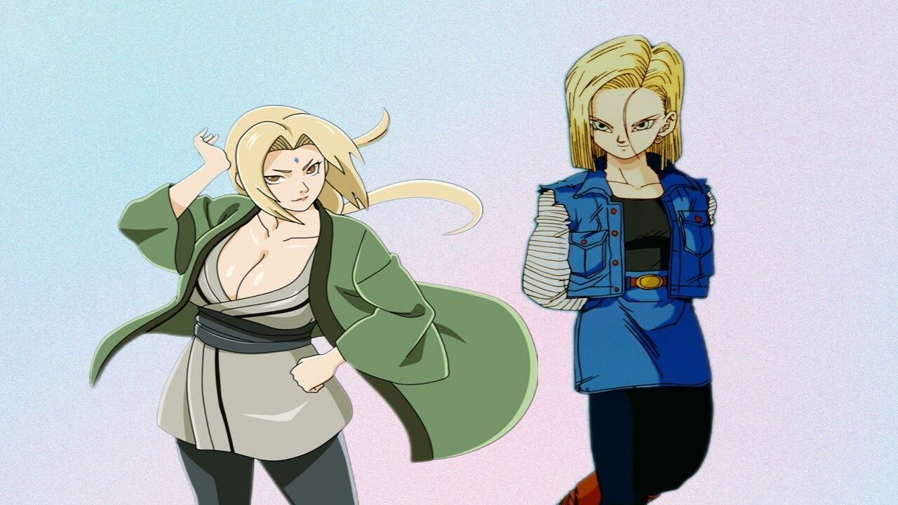 Fusión entre Tsunade y Androide 18