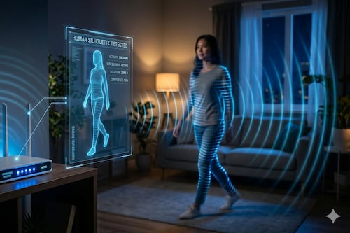 Visión por radiofrecuencia: Cómo tu router Wi-Fi sabe quién eres y qué haces en tu casa sin usar cámaras