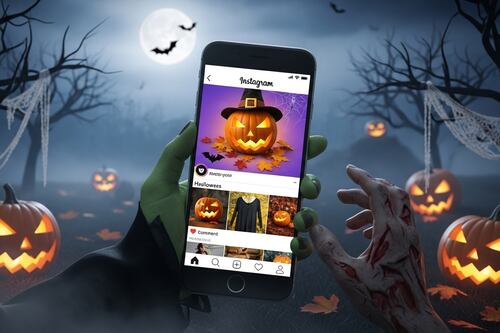 Cómo poner Instagram en “Modo Halloween” y revelar tu disfraz con la función secreta “Marcos”