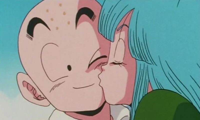 Krilin y Maron - Dragon Ball